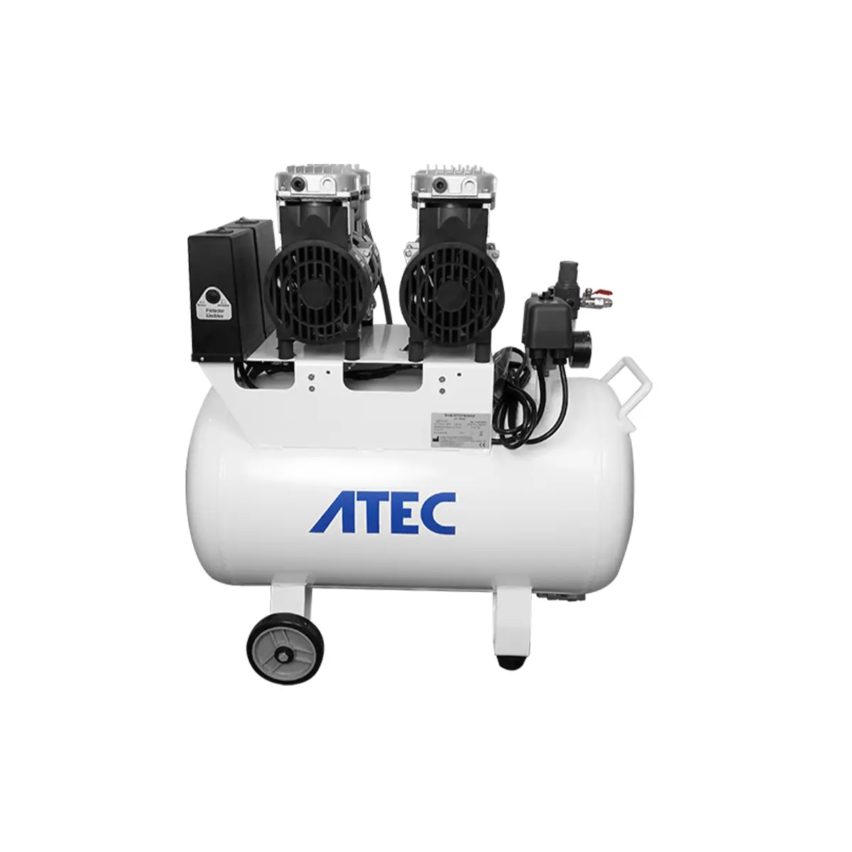 Compresora ATEC 2HP Libre de Aceite para Odontología<span class="flyd-subtitulo-bold">Profesional y Silenciosa</span> Compresora ATEC 2HP Libre de Aceite para Odontología<span class="flyd-subtitulo-bold">Profesional y Silenciosa</span> - Odontología Profesional FlyD SAC
