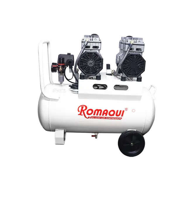 Compresora libre de aceite para clínica dental