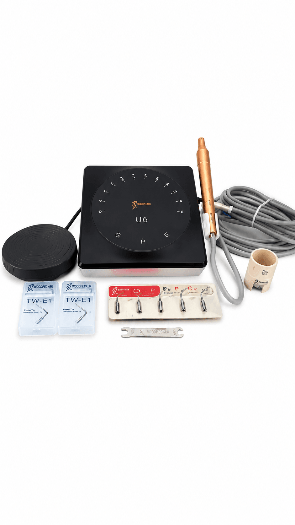 Scaler Ultrasónico Woodpecker U6<span class="flyd-subtitulo-bold">Profilaxis Odontológica Profesional</span> Scaler Ultrasónico Woodpecker U6<span class="flyd-subtitulo-bold">Profilaxis Odontológica Profesional</span> - Distribuidor Autorizado en Lima