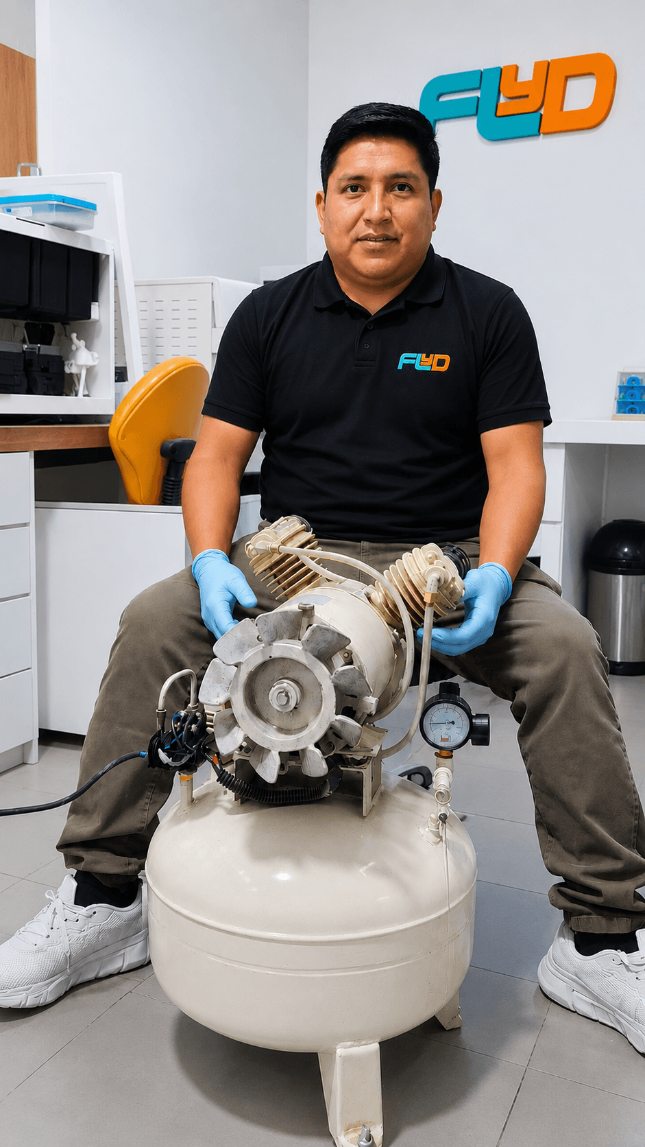 Servicio de Reparación de Compresora de Aire Odontológica Servicio de Reparación de Compresora de Aire Odontológica - Garantía y Servicio Técnico FlyD
