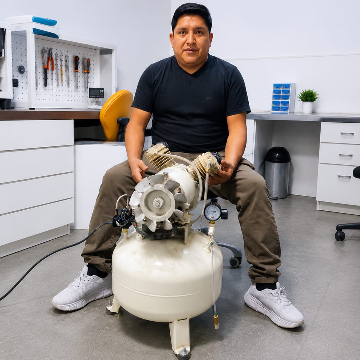 Servicio de Reparación de Compresora de Aire Odontológica Servicio de Reparación de Compresora de Aire Odontológica - Garantía y Servicio Técnico FlyD