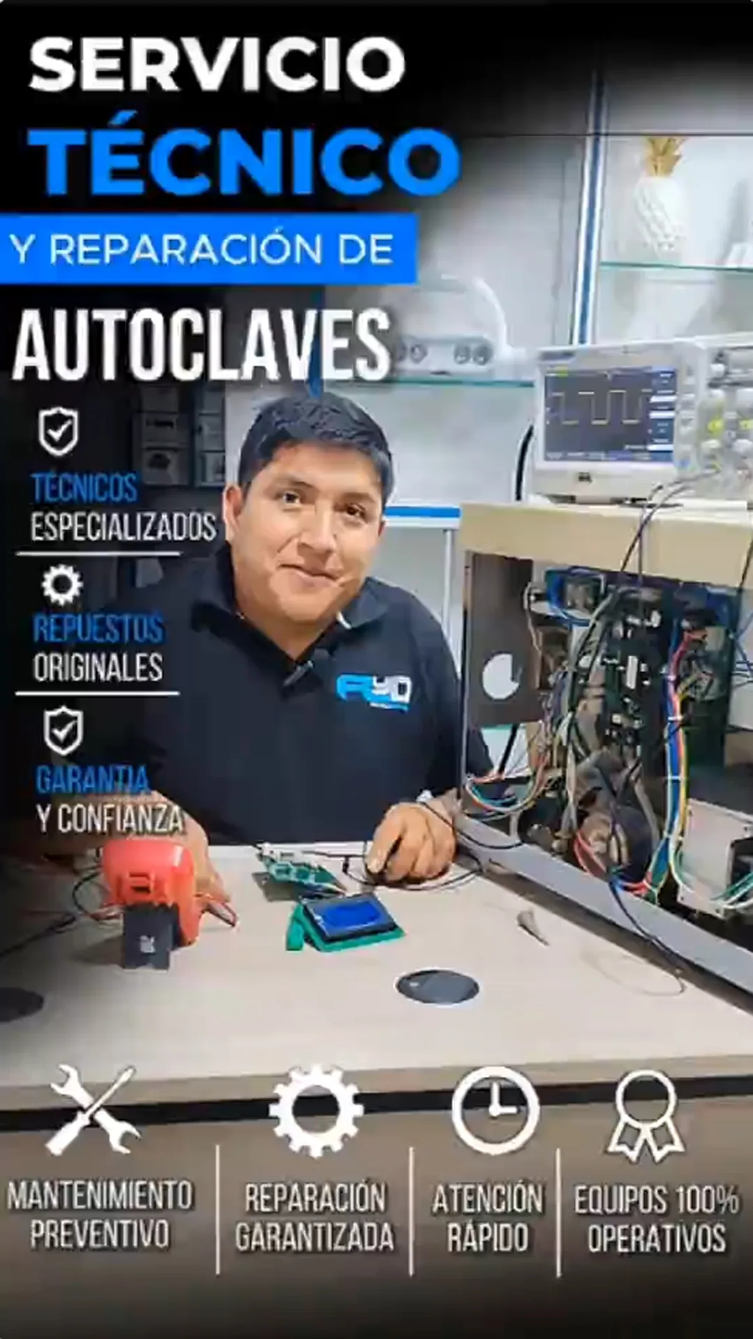 Reparación de Autoclave - Equipos Odontológicos Perú