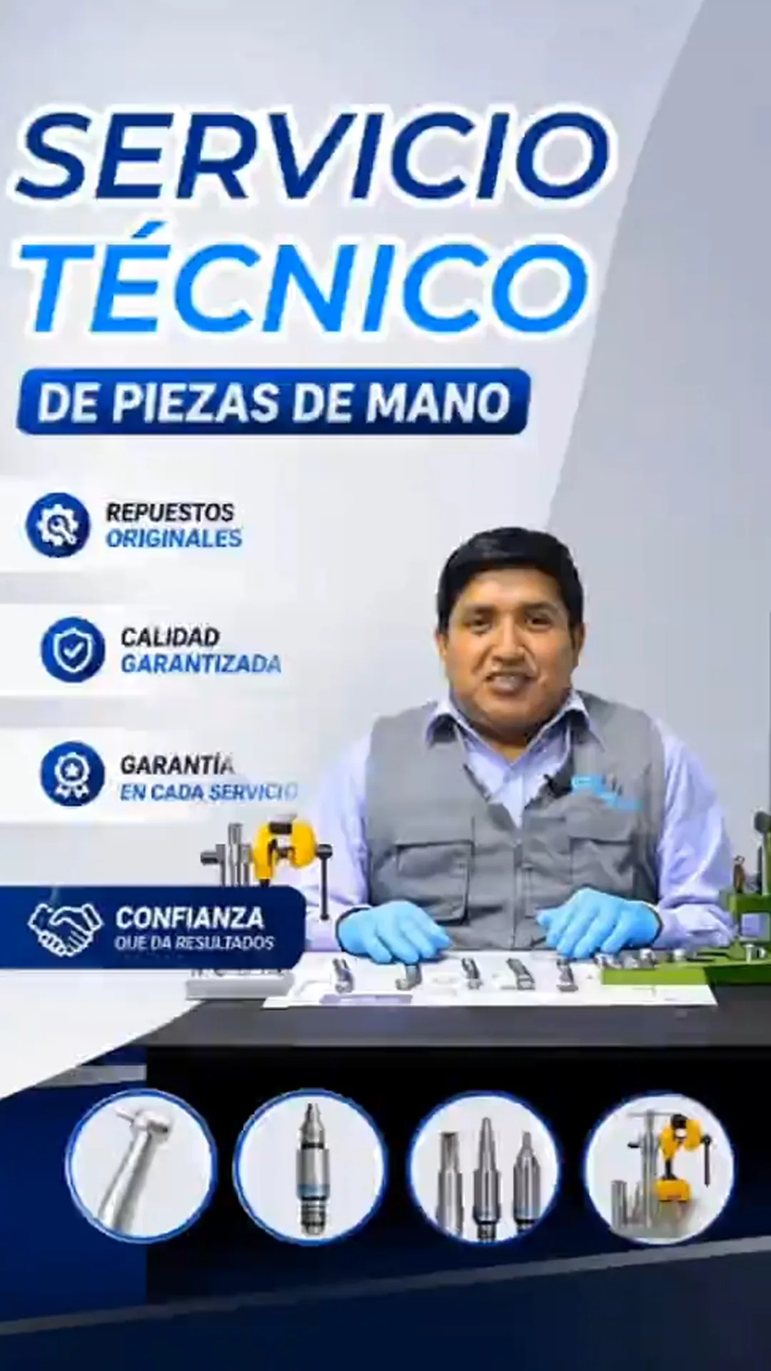 Mantenimiento Piezas de Mano - Equipos Odontológicos Perú