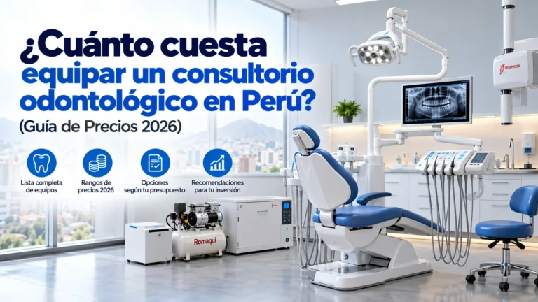 ¿Cuánto cuesta equipar un consultorio odontológico en Perú? (Guía de Precios 2026)