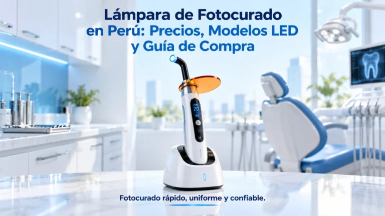 Lámpara de Fotocurado en Perú: Precios, Modelos LED y Guía de Compra
