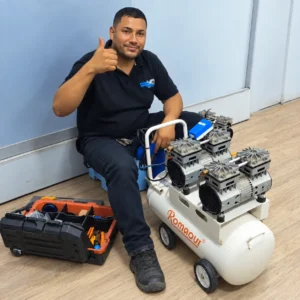 Servicio de Reparación de Compresora Dental de 1 HP, 2 HP, 3 HP y Más - Equipamiento Dental en Perú