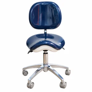 Taburete Dental Ergonómico Supreme Azul - Odontología Profesional FlyD SAC